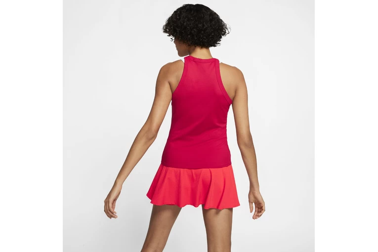 NikeCourt Dri-FIT Tanktop Rood Dames