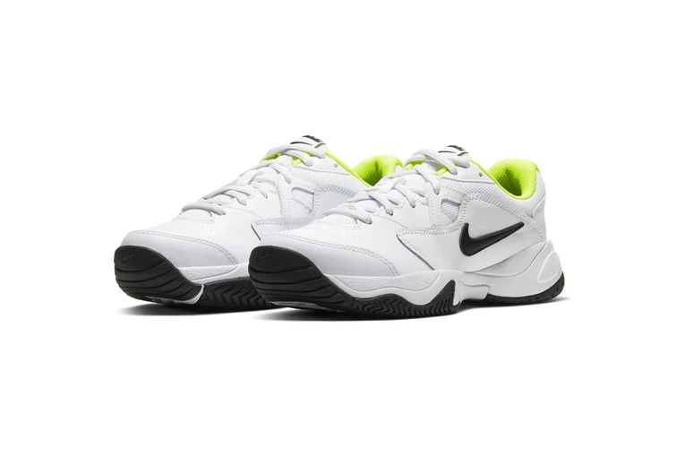 NikeCourt Jr. Lite 2 Tennisschoen Wit/zwart KIDS - Afbeelding 3
