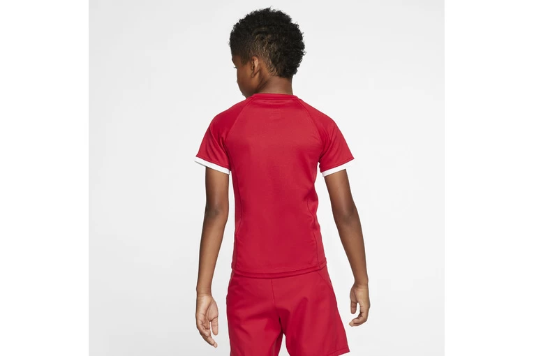 NikeCourt Dri-FIT Tennis T-shirt Rood KIDS