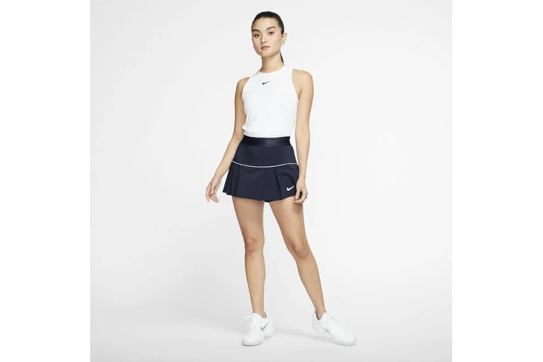 NikeCourt Victory Tennisrok Navy Dames - Afbeelding 2
