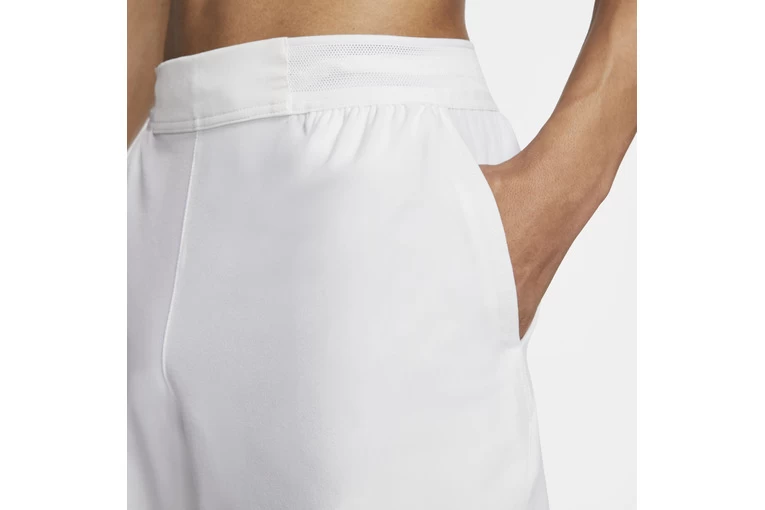 NikeCourt Flex Ace Tennisshort 23cm Wit Heren - Afbeelding 3