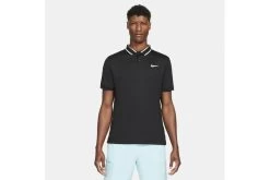 NikeCourt Dri-FIT Victory Tennispolo Zwart Heren