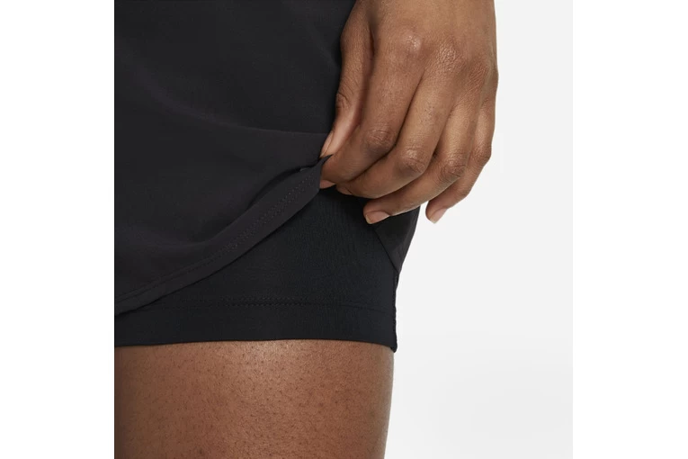 NikeCourt Flex Victory Tennisshort Zwart/wit Dames - Afbeelding 4