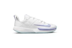 NikeCourt Vapor Lite HC Tennisschoen Wit/paars Dames
