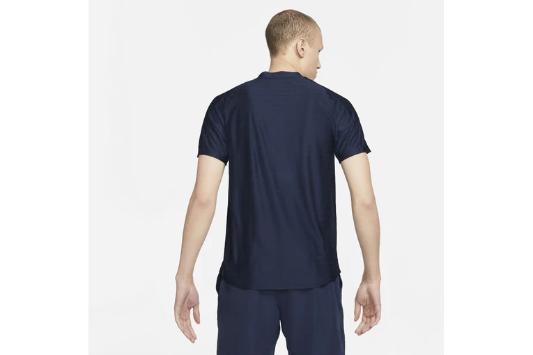 NikeCourt Breathe Advantage Tennispolo Navy Heren - Afbeelding 2