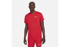 NikeCourt Dri-fit Tennispolo Rood Heren