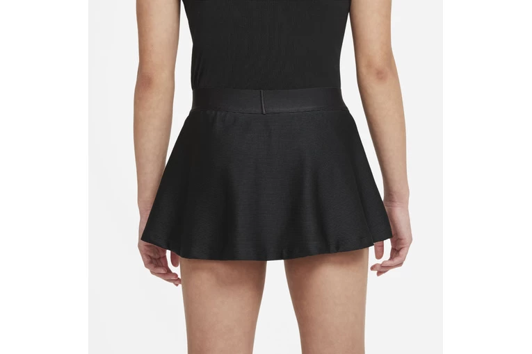 NikeCourt Victory Tennisrok Zwart Meisjes - Afbeelding 2