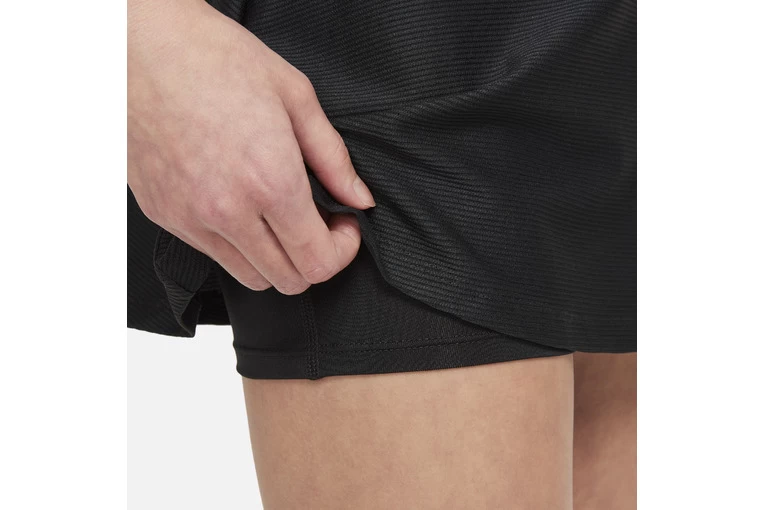 NikeCourt Victory Tennisrok Zwart Meisjes - Afbeelding 4