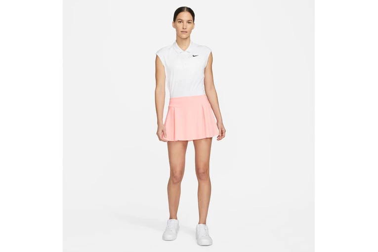 Nike Club Tennisrok Bleached Coral Dames - Afbeelding 4