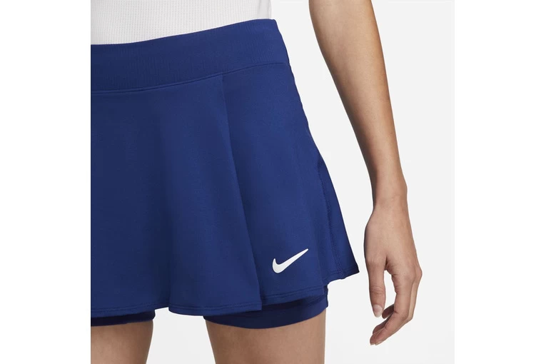 NikeCourt Dri-FIT Victory Tennisrok Deep Royal Blue Dames - Afbeelding 3