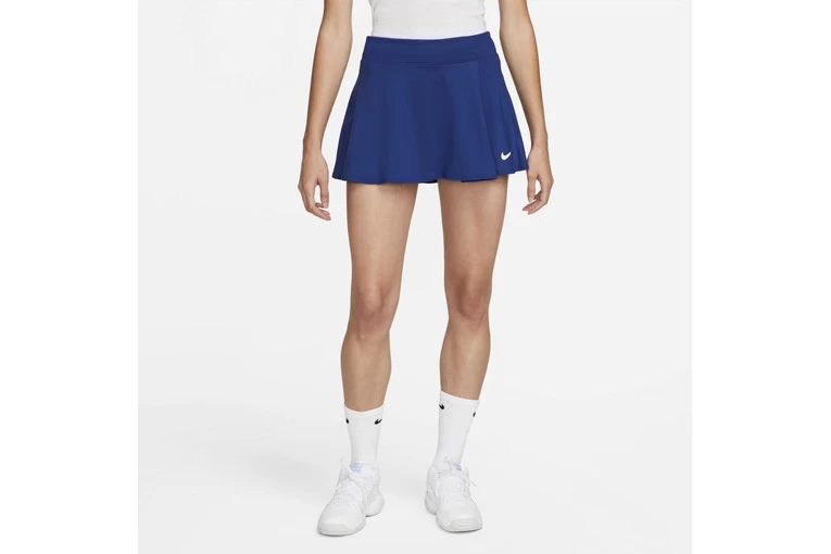 NikeCourt Dri-FIT Victory Tennisrok Deep Royal Blue Dames - Afbeelding 4