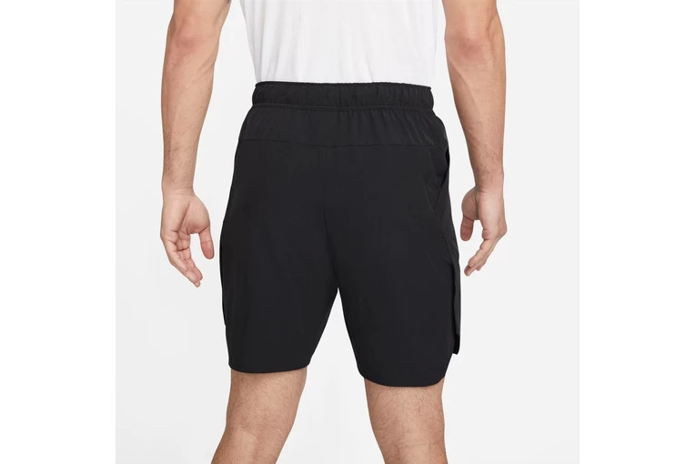 NikeCourt Dri-FIT Advantage Tennisshort Zwart Heren - Afbeelding 2