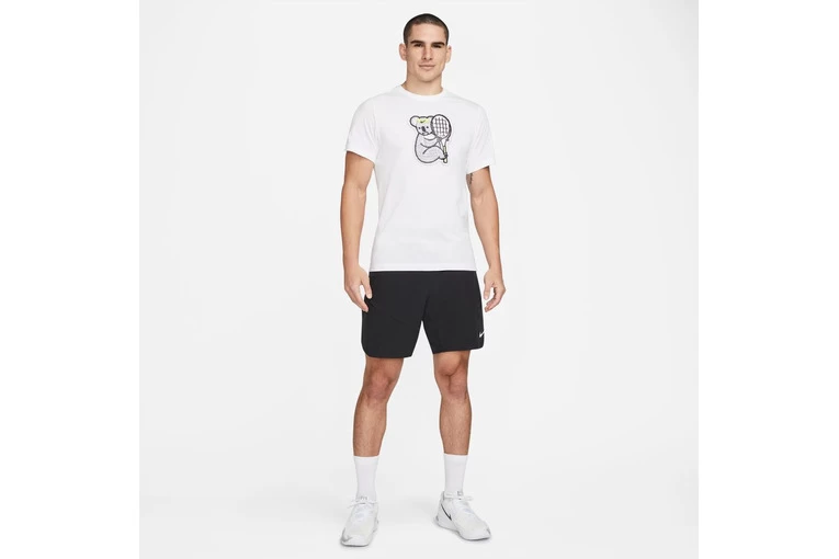 NikeCourt Dri-FIT Advantage Tennisshort Zwart Heren - Afbeelding 5