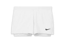 NikeCourt Dri-FIT Victory Tennisrokje Wit Meisjes