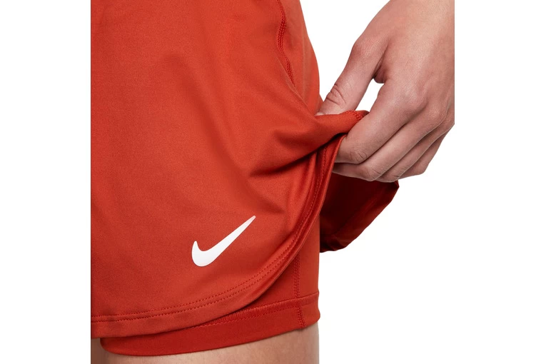 NikeCourt Dri-FIT Victory Tennisrok Cinnabar/Wit Dames - Afbeelding 3