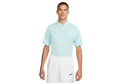 NikeCourt Dri-FIT Tennis Polo Glacier Blue/wit Heren