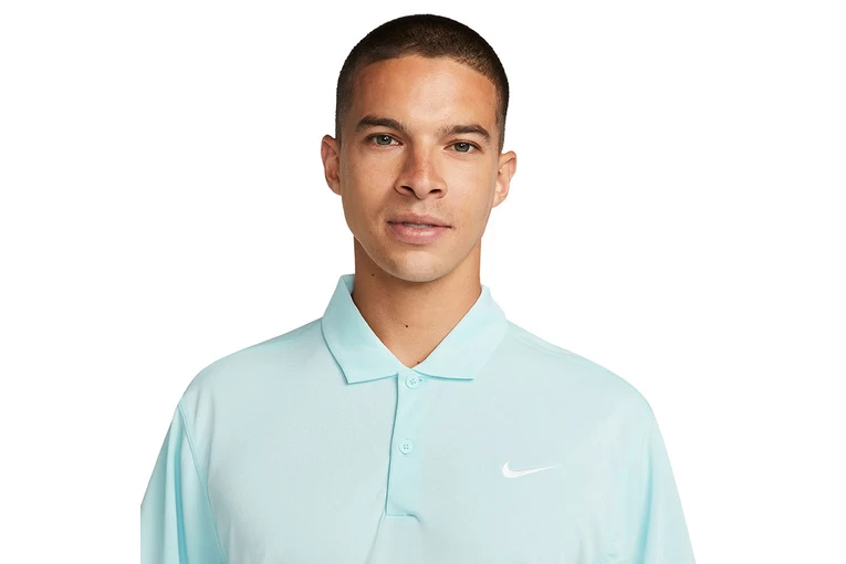 NikeCourt Dri-FIT Tennis Polo Glacier Blue/wit Heren - Afbeelding 3