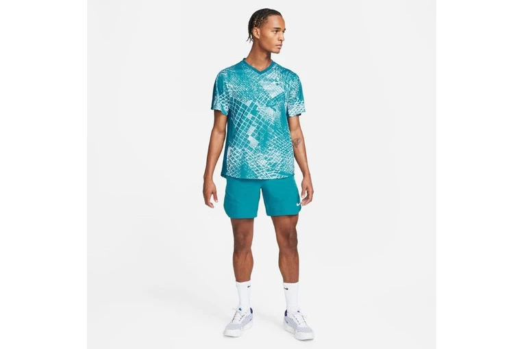 NikeCourt Dri-FIT Victory T-shirt Blauw Heren - Afbeelding 3