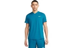 NikeCourt Dri-FIT Victory Top Green Abyss Heren