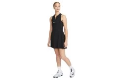 Nike Dri-FIT Advantage Tennis Kleedje Zwart/wit Dames
