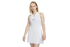 Nike Dri-FIT Advantage Tenniskleedjes Wit/Zwart Dames